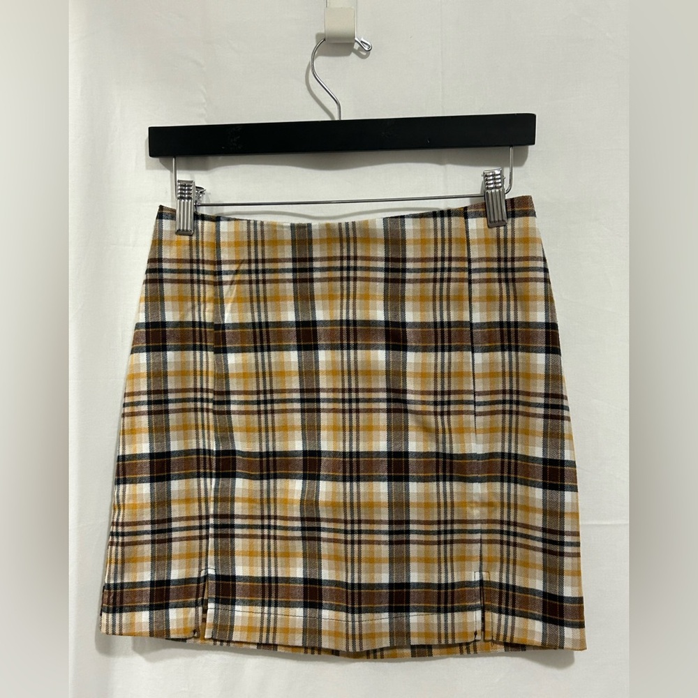Love On A Hanger - Plaid Mini Skirt